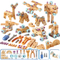🔧 50% DI SCONTO ORA! Kit di strumenti giocattolo educativo fai da te per bambini, set di costruzioni e ingegneria con trapano giocattolo, gioco creativo STEM per bambini e bambine
