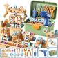 🔧 50% DI SCONTO ORA! Kit di strumenti giocattolo educativo fai da te per bambini, set di costruzioni e ingegneria con trapano giocattolo, gioco creativo STEM per bambini e bambine