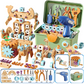 🔧 50% DI SCONTO ORA! Kit di strumenti giocattolo educativo fai da te per bambini, set di costruzioni e ingegneria con trapano giocattolo, gioco creativo STEM per bambini e bambine