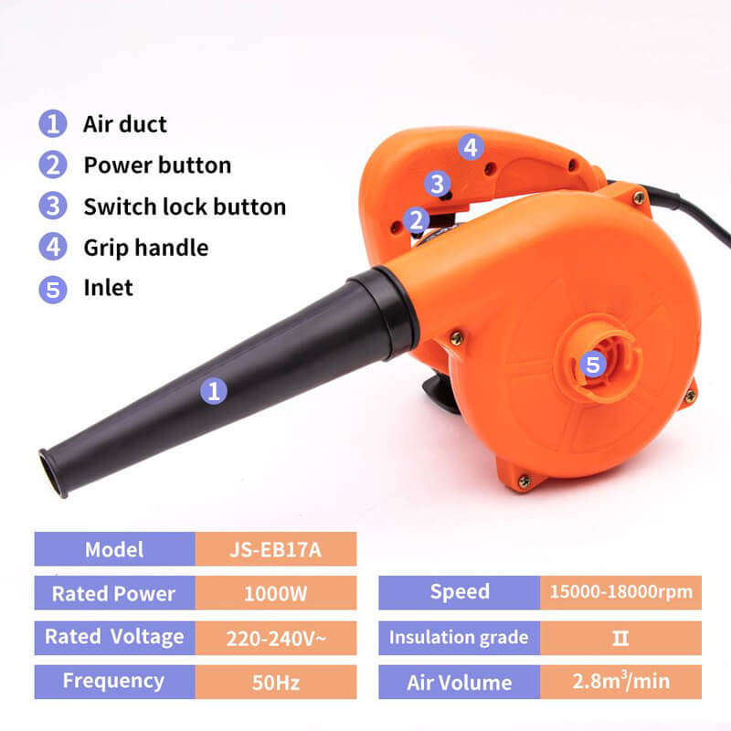 🔥Soffiatore e aspiratore 2‑in‑1 portatile ad alta potenza — Soffia e aspira sporco ovunque 🌬️🔌
