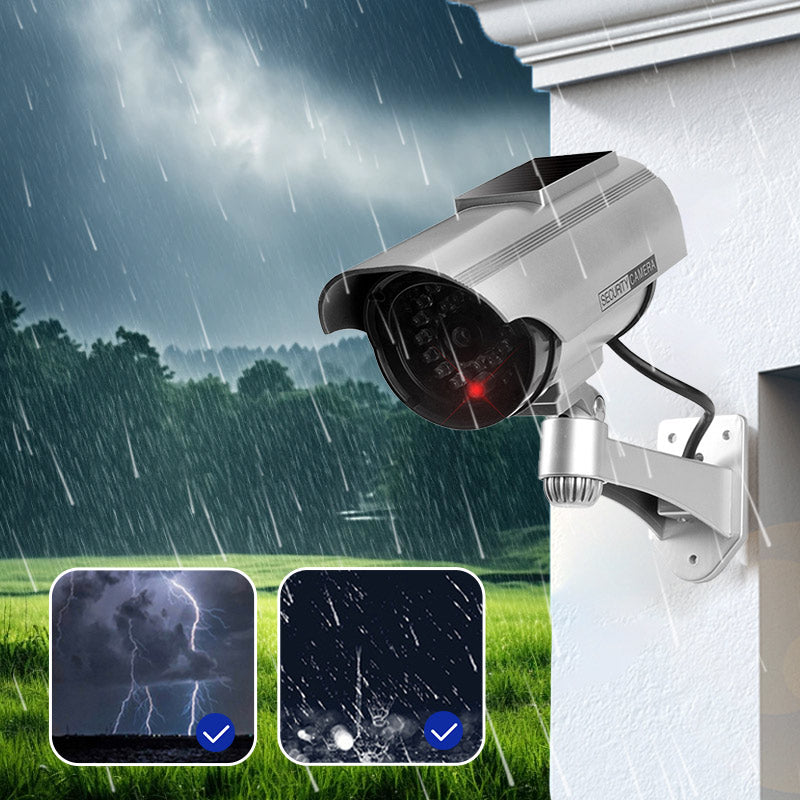🥳2026 NUOVO ARRIVO🥳💞50K+ VENDUTI!🔥50% DI SCONTO! ☀️📹 Telecamera Finta da Esterno a Energia Solare con LED Lampeggiante — Design realistico, pannello solare auto‑ricaricabile, LED lampeggiante dissuade i malintenzionati, nessun cablaggio necessario ✨