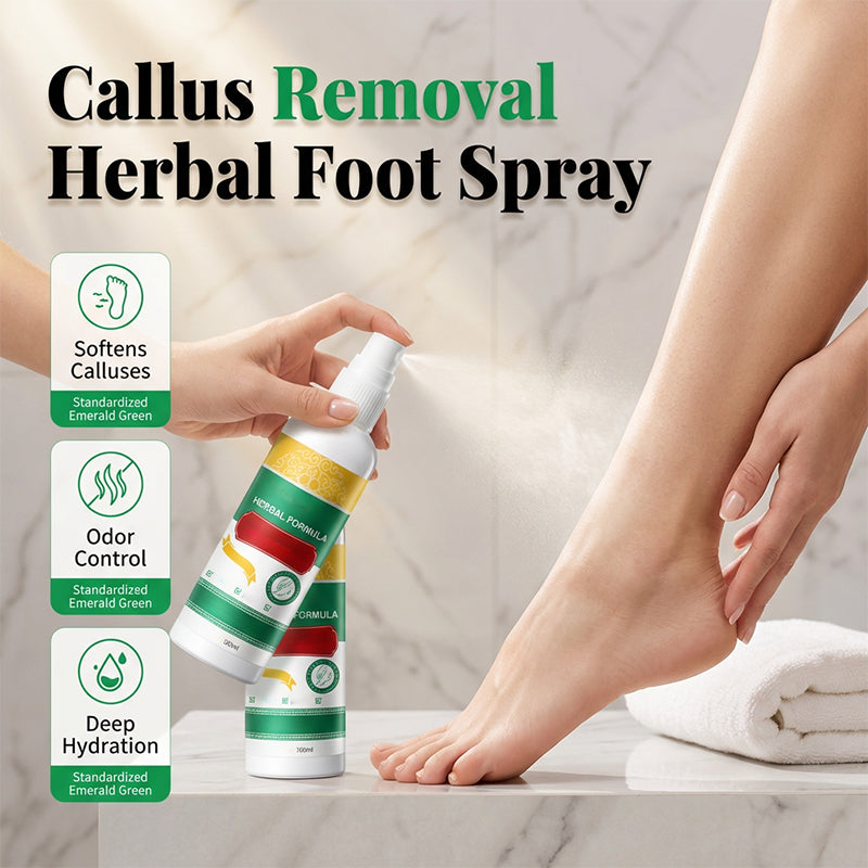 🥳OFFERTA IMPERDIBILE🥳💞 OLTRE 10.000 VENDUTI! Spray per la Cura dei Piedi – Formula alle erbe, aiuta a rimuovere i calli e neutralizza i cattivi odori. Piedi freschi – prendilo subito! ✅