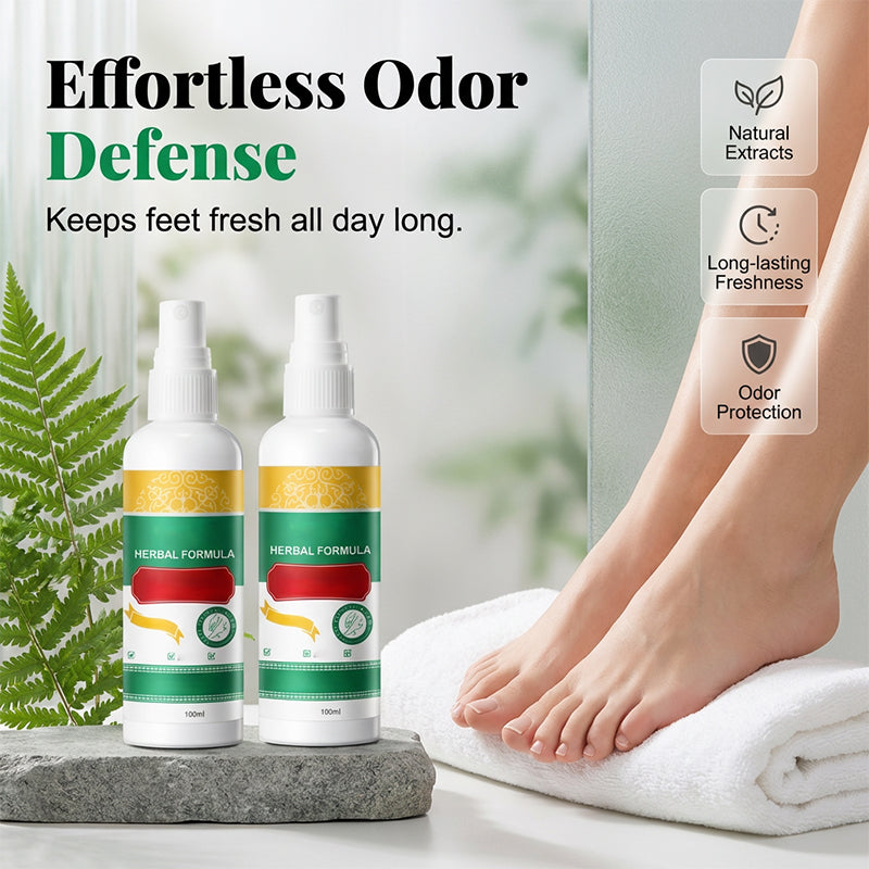🥳OFFERTA IMPERDIBILE🥳💞 OLTRE 10.000 VENDUTI! Spray per la Cura dei Piedi – Formula alle erbe, aiuta a rimuovere i calli e neutralizza i cattivi odori. Piedi freschi – prendilo subito! ✅