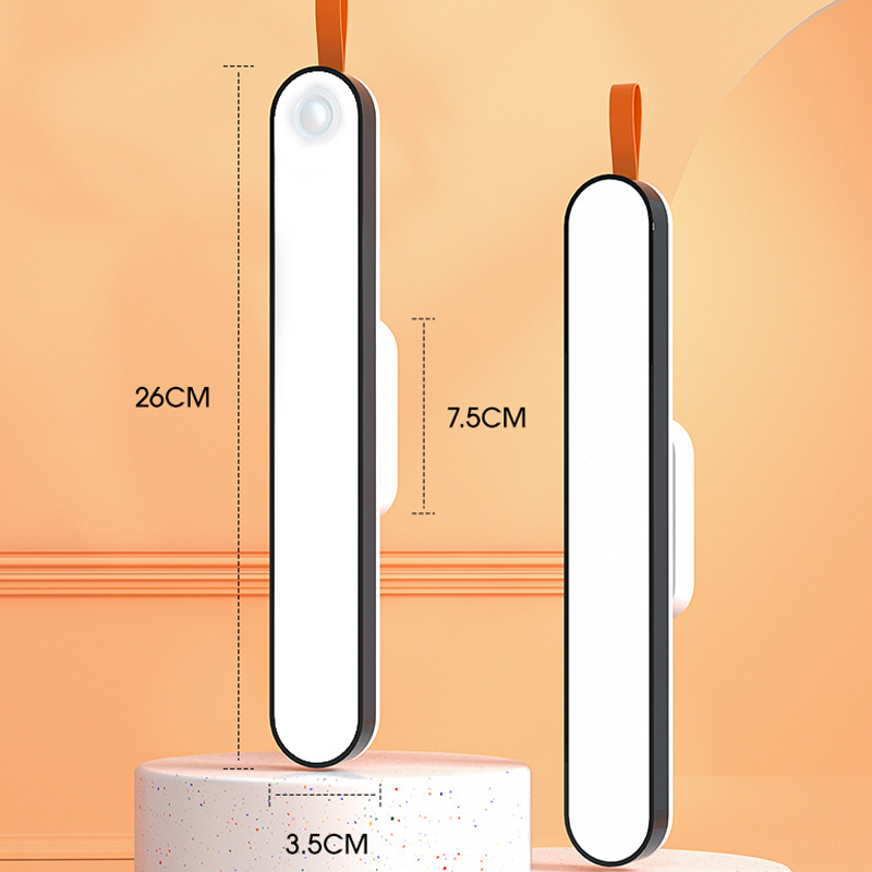 Lampada LED ricaricabile da interno con sensore di movimento e supporto magnetico
