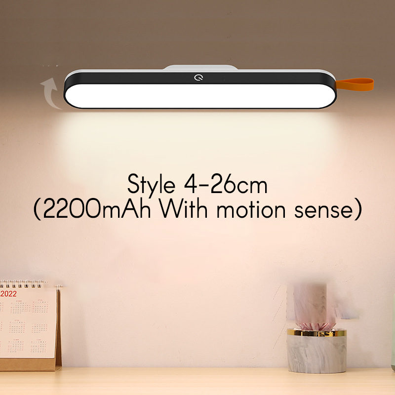 Lampada LED ricaricabile da interno con sensore di movimento e supporto magnetico
