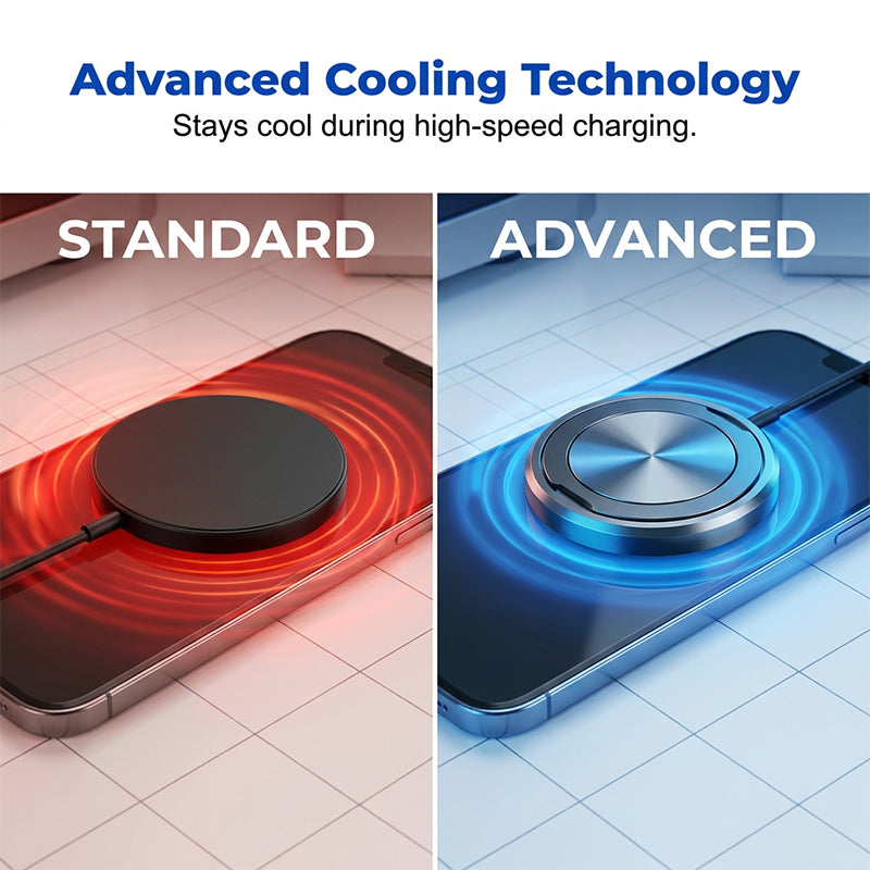 25W Magnetic Wireless Charger with Kickstand