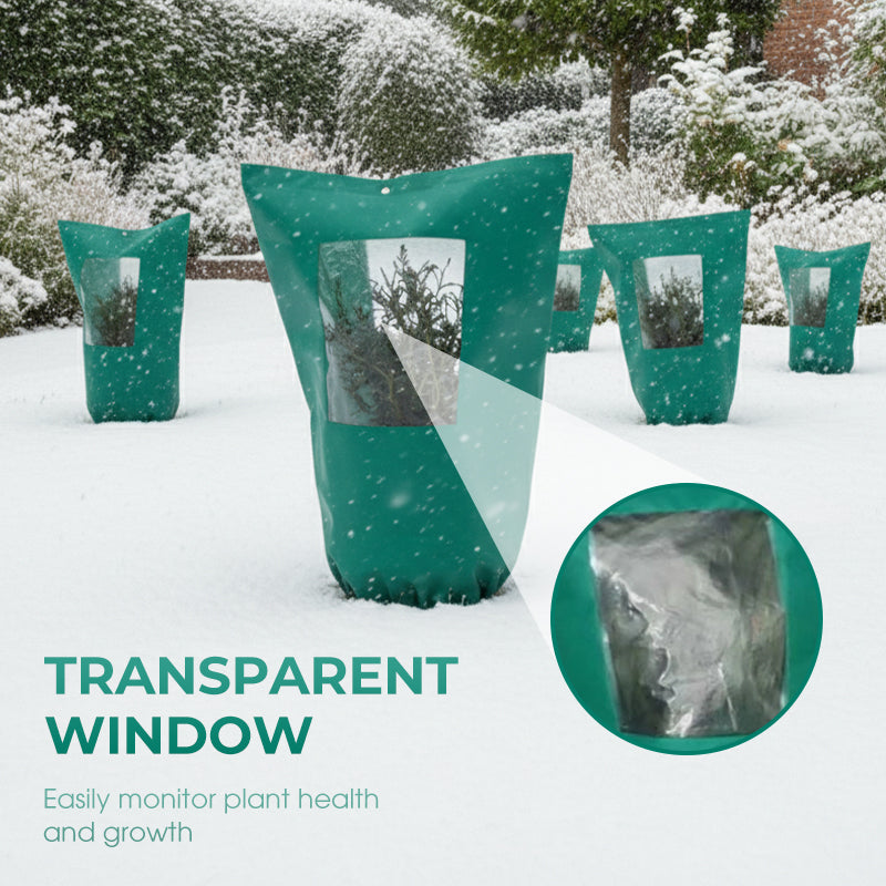 📢📢50% DI SCONTO!!⏰🌱Copertura invernale per piante con cerniera e coulisse antigelo