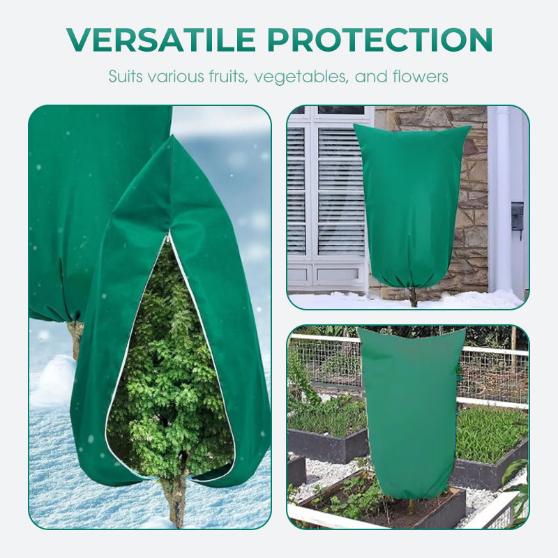 📢📢50% DI SCONTO!!⏰🌱Copertura invernale per piante con cerniera e coulisse antigelo