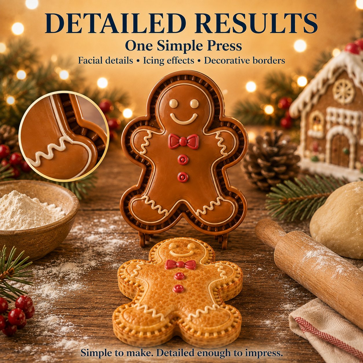 🔥Set stampi natalizi 🎄 8 motivi festivi, prepara biscotti fatti in casa🎁