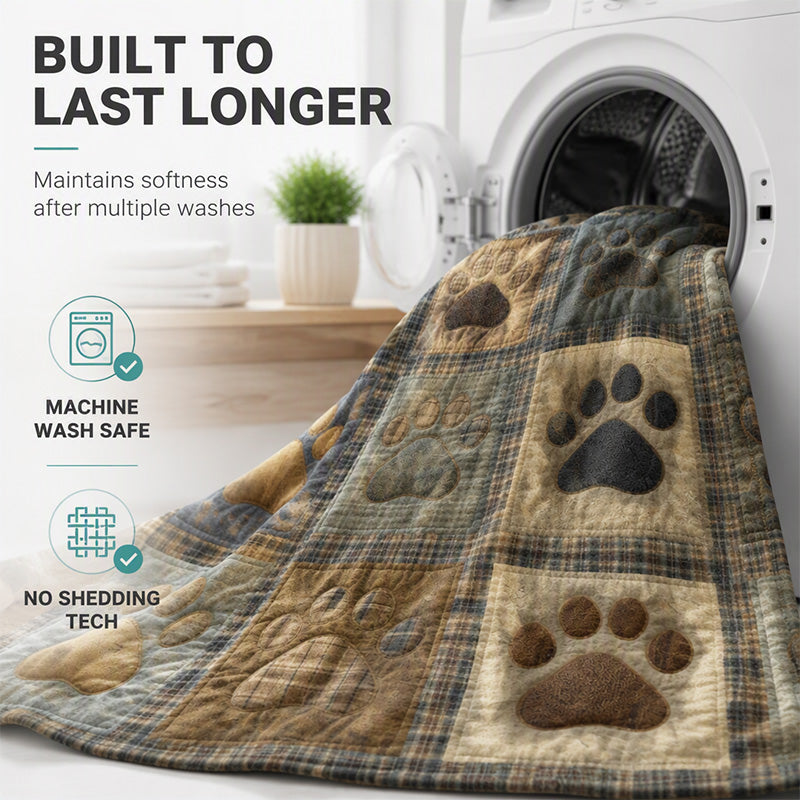 🛋️Coperta in Flanella a Impronte di Zampa 🐾 Calda e Avvolgente ma Leggera 🤗 | Stampa Vivace Durevole ✨ | per Divano, Letto e Viaggi  | 7 Misure da 70×100 a 160×220 cm 📏