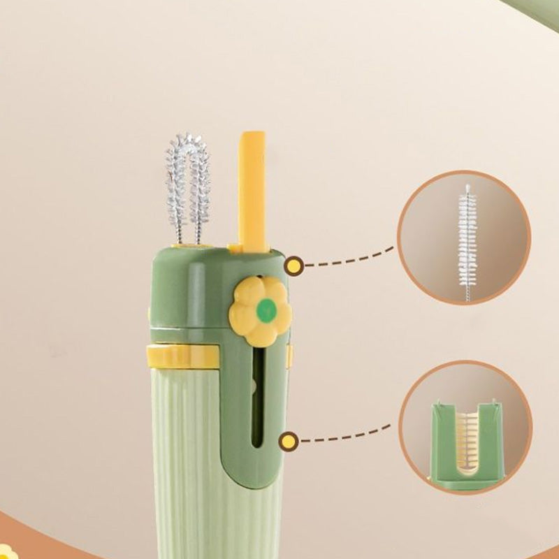 Spazzola per pulire bottiglie d'acqua 5 in 1