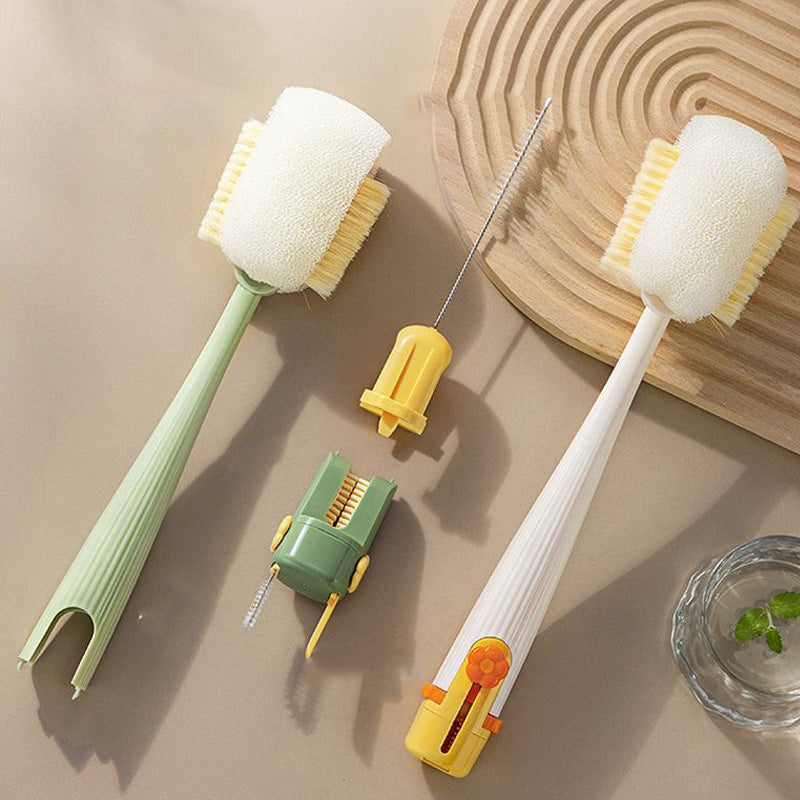 Spazzola per pulire bottiglie d'acqua 5 in 1