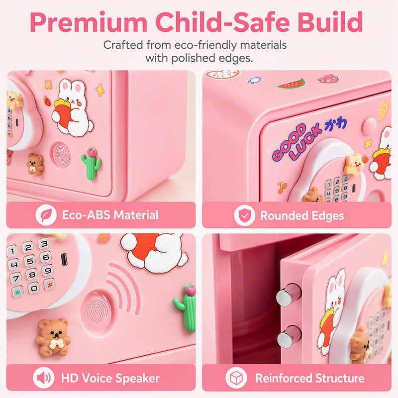 🔥2026 BEST‑SELLER｜50K+ SOLD🔥50% OFF 🐷💰Kids' Electronic Piggy Bank｜Password protected auto‑roll money box, fun kids saving toy, secure storage for coins & banknotes, great gift for children✨