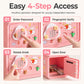 🔥2026 BEST‑SELLER｜50K+ SOLD🔥50% OFF 🐷💰Kids' Electronic Piggy Bank｜Password protected auto‑roll money box, fun kids saving toy, secure storage for coins & banknotes, great gift for children✨