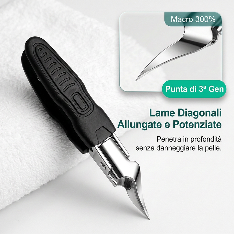 Set professionale di tronchesi per pedicure 3 in 1