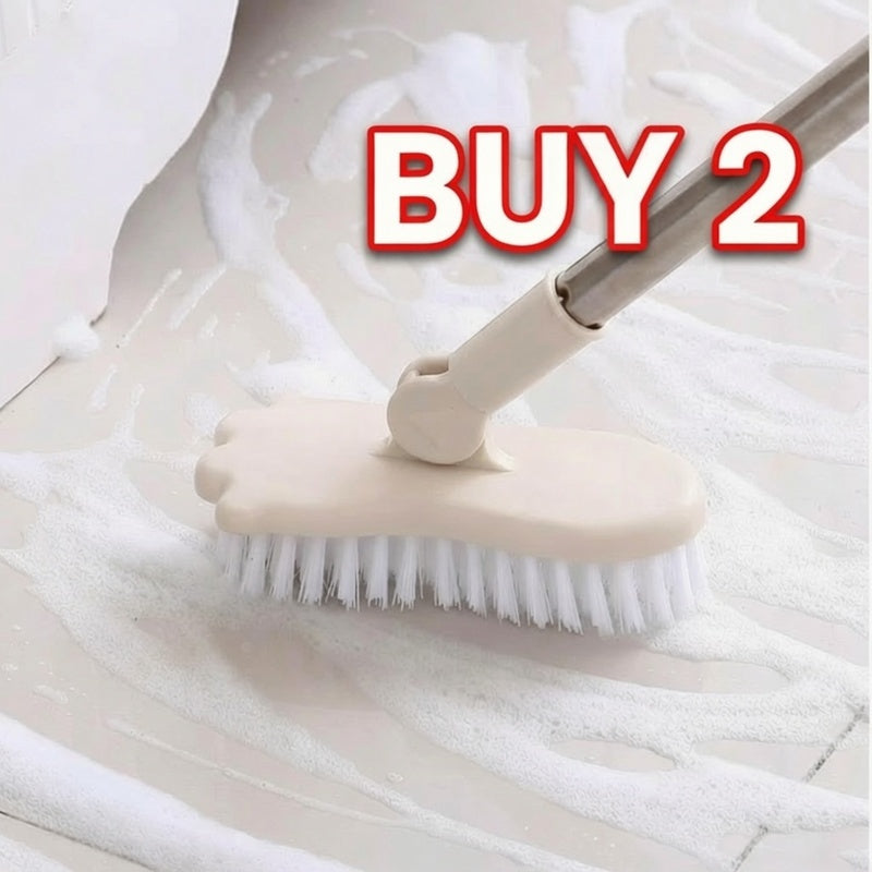 🔥2026 BEST‑SELLER｜50K+ VENDUTI🔥50% DI SCONTO 🧹 Spazzola per pavimenti a setole rigide con manico lungo｜Rimuove lo sporco ostinato, pulisce fughe, piastrelle e balconi, senza doversi piegare✨