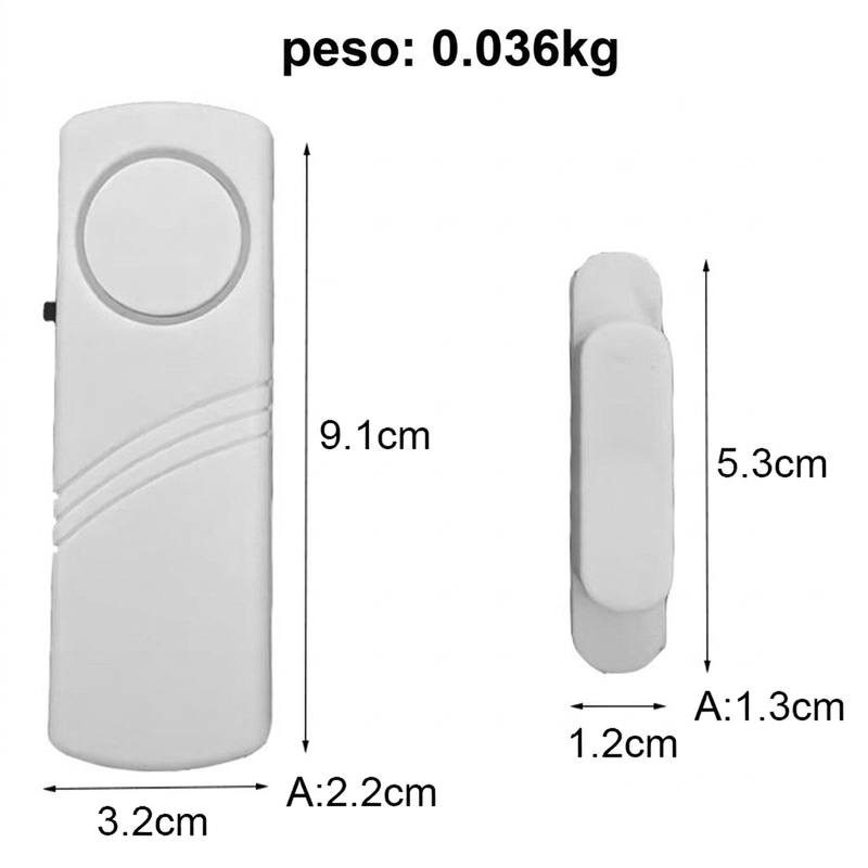 Allarme antifurto wireless per porte e finestre con sensore