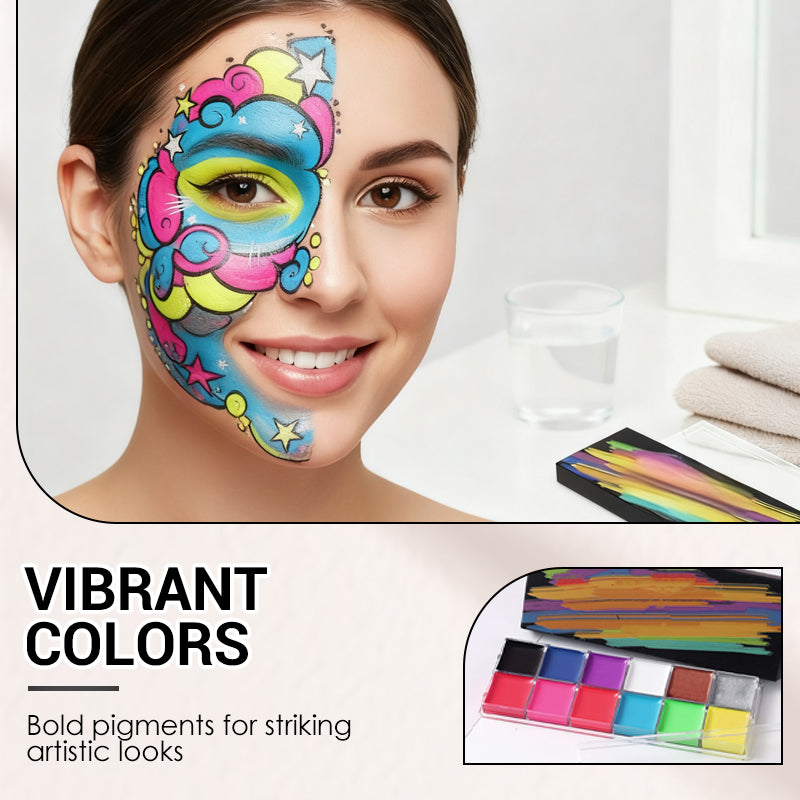 🥳SUPER OFFERTA 2026🥳💞OLTRE 50.000 VENDUTI! 🎨✨50% DI SCONTO! Colori per viso e corpo – texture liscia, alta pigmentazione, lunga durata e formula delicata sulla pelle. Per festival, Halloween e cosplay! ✨💪