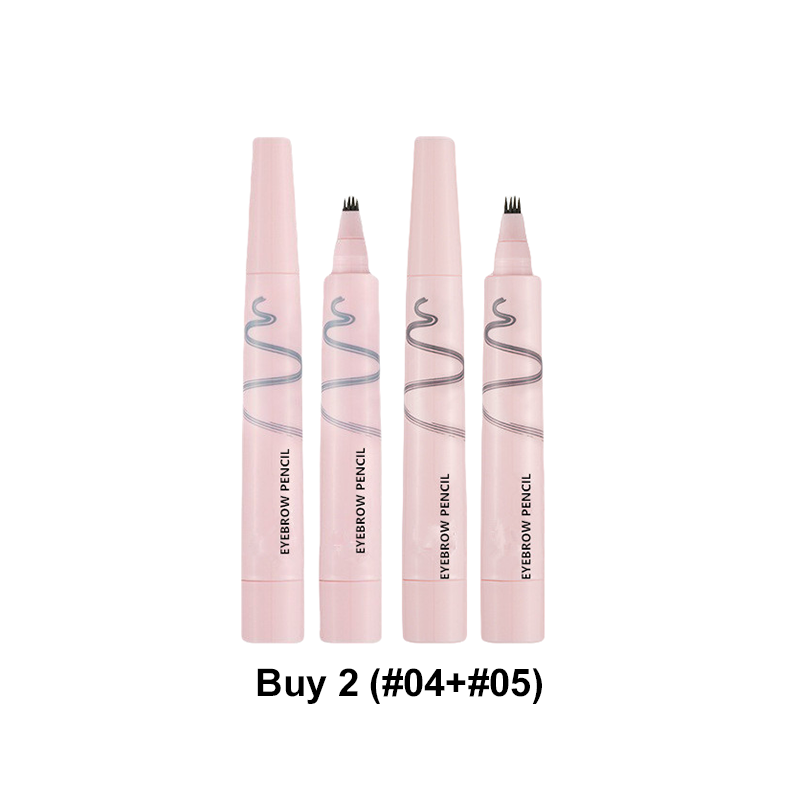 🖤Compra 1 e ne ricevi 1 in omaggio | Tratti Sottili Effetto Pelo Naturale 💗 | Tenuta 24 Ore Anti-Sbavatura 🌧️ | 5 Tonalità dal Marrone al Nero 🎨 | Formato 12 g da Borsa 👜