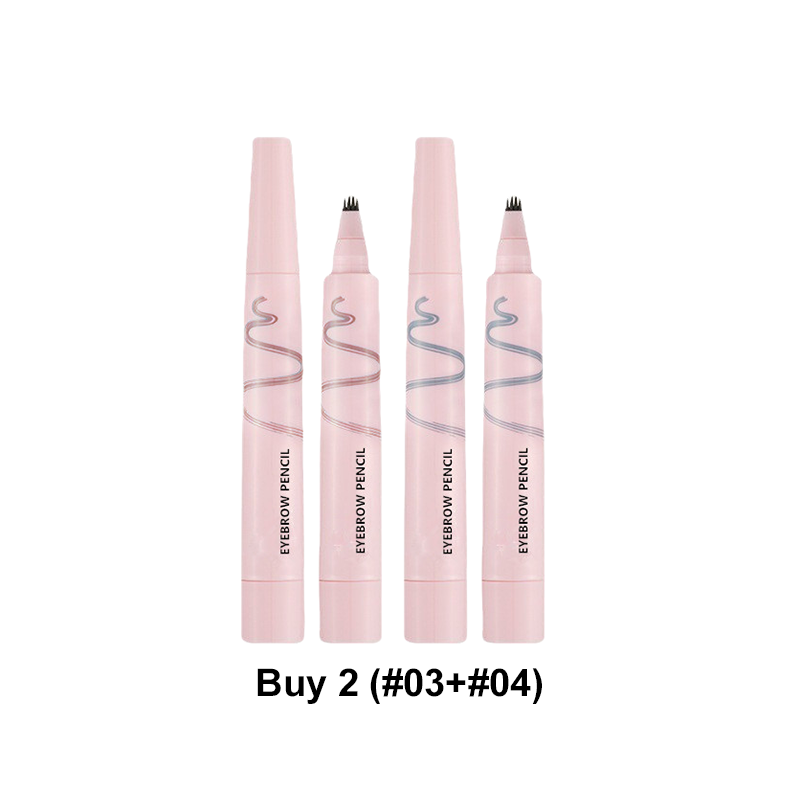 🖤Compra 1 e ne ricevi 1 in omaggio | Tratti Sottili Effetto Pelo Naturale 💗 | Tenuta 24 Ore Anti-Sbavatura 🌧️ | 5 Tonalità dal Marrone al Nero 🎨 | Formato 12 g da Borsa 👜