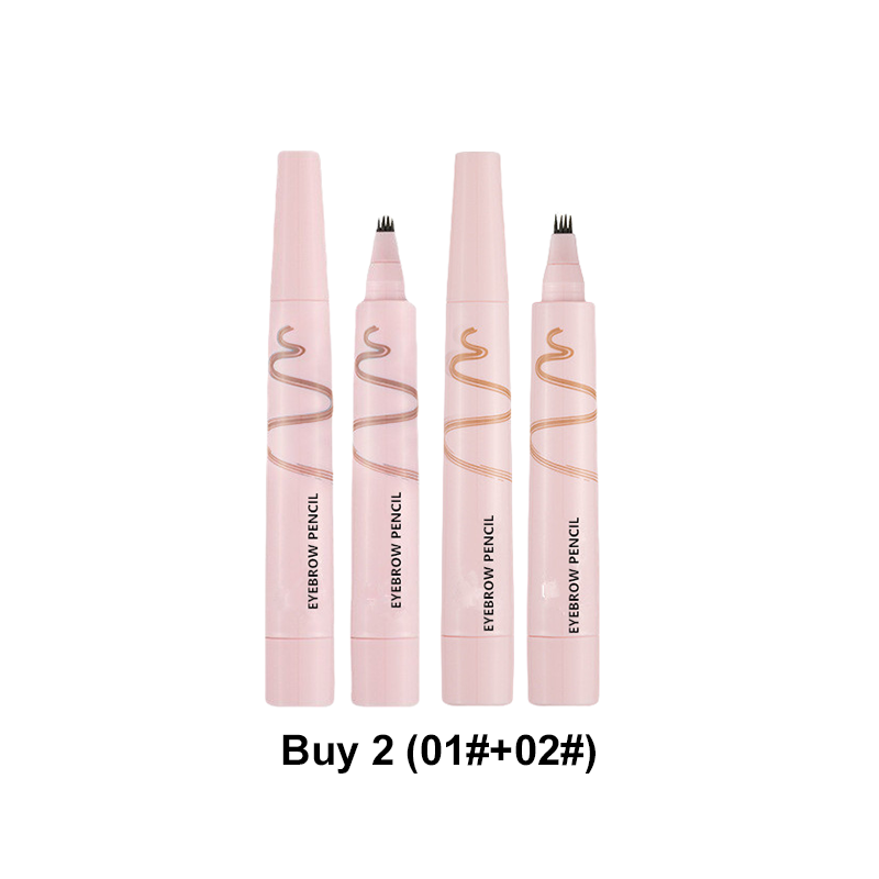 🖤Compra 1 e ne ricevi 1 in omaggio | Tratti Sottili Effetto Pelo Naturale 💗 | Tenuta 24 Ore Anti-Sbavatura 🌧️ | 5 Tonalità dal Marrone al Nero 🎨 | Formato 12 g da Borsa 👜