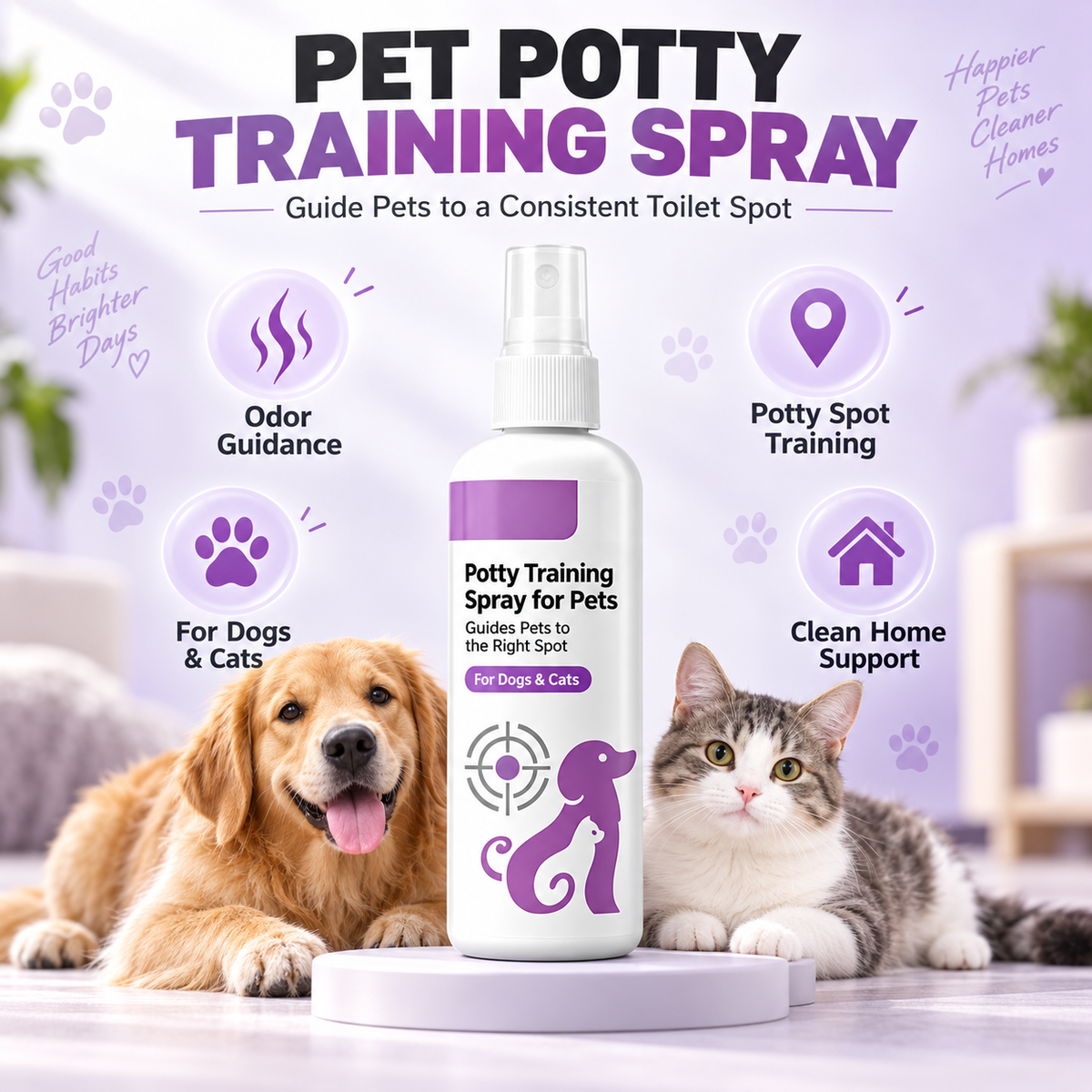 🥳SUPERPRIS🥳💞Over 10 000 solgt! Spray for pottetrening! Veileder kjæledyret – trygg og enkel spray. Et renere hjem – skaff deg din nå! ✅