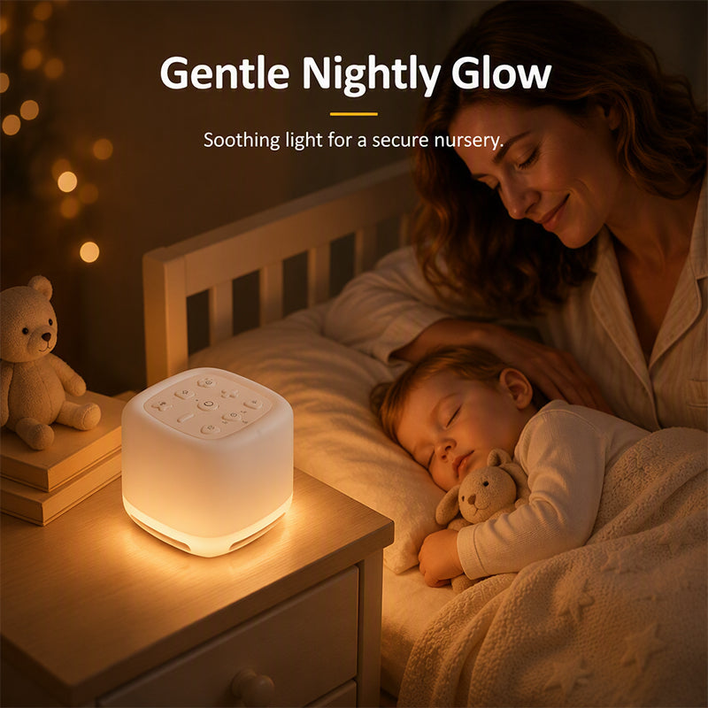 🥳SALDI 2026🥳💞 OLTRE 50.000 VENDUTI! 🌙💤 Macchina per rumore bianco, barriera acustica contro i rumori per proteggere il sonno profondo. Luce notturna a 7 colori e timer intelligente, per svegliarti riposato! 🛏️✅