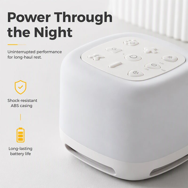 🥳SALDI 2026🥳💞 OLTRE 50.000 VENDUTI! 🌙💤 Macchina per rumore bianco, barriera acustica contro i rumori per proteggere il sonno profondo. Luce notturna a 7 colori e timer intelligente, per svegliarti riposato! 🛏️✅