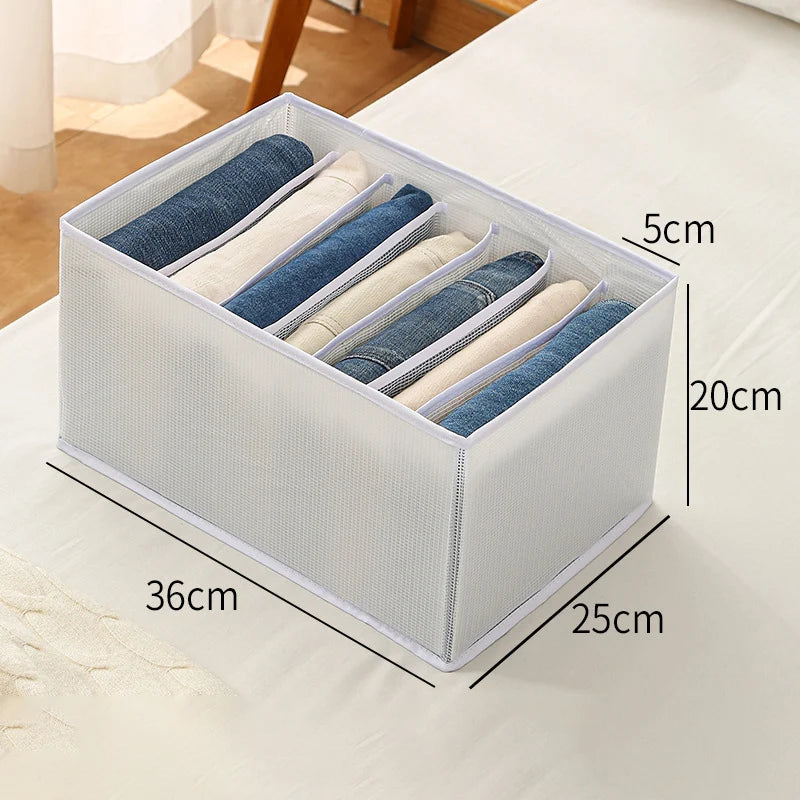 ✨Organizer per cassetti e armadi a 7 scomparti👕Per riporre maglie, calze, biancheria intima. Mantiene l’ordine, evita il disordine nel guardaroba. Morbido e resistente, pieghevole quando non serve.
