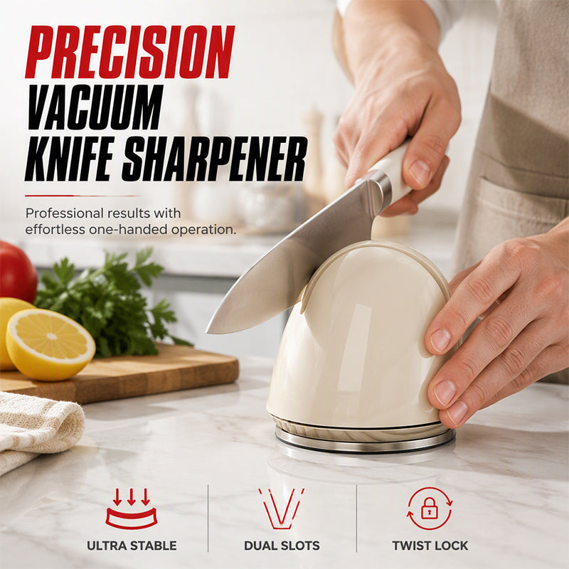 🥳2026 NUOVO ARRIVO🥳🔥OLTRE 50.000 VENDUTI! 🔪Affilacoltelli manuale con ventosa, fissaggio stabile su piano. Affila rapidamente coltelli da cucina, semplice e sicuro per uso domestico ✨