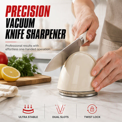 🥳2026 NUOVO ARRIVO🥳🔥OLTRE 50.000 VENDUTI! 🔪Affilacoltelli manuale con ventosa, fissaggio stabile su piano. Affila rapidamente coltelli da cucina, semplice e sicuro per uso domestico ✨