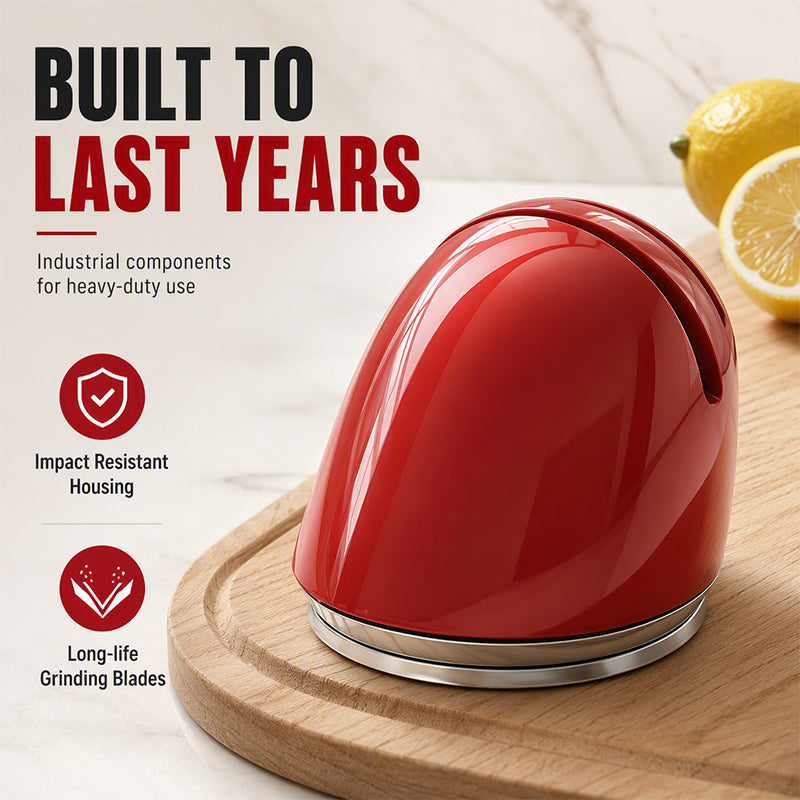 🥳2026 NUOVO ARRIVO🥳🔥OLTRE 50.000 VENDUTI! 🔪Affilacoltelli manuale con ventosa, fissaggio stabile su piano. Affila rapidamente coltelli da cucina, semplice e sicuro per uso domestico ✨