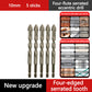 📏 OFFERTA FLASH -50% 🔧 Punta HSS a Quattro Lobi — Foratura e Filettatura Multimateriale, Codolo Esagonale