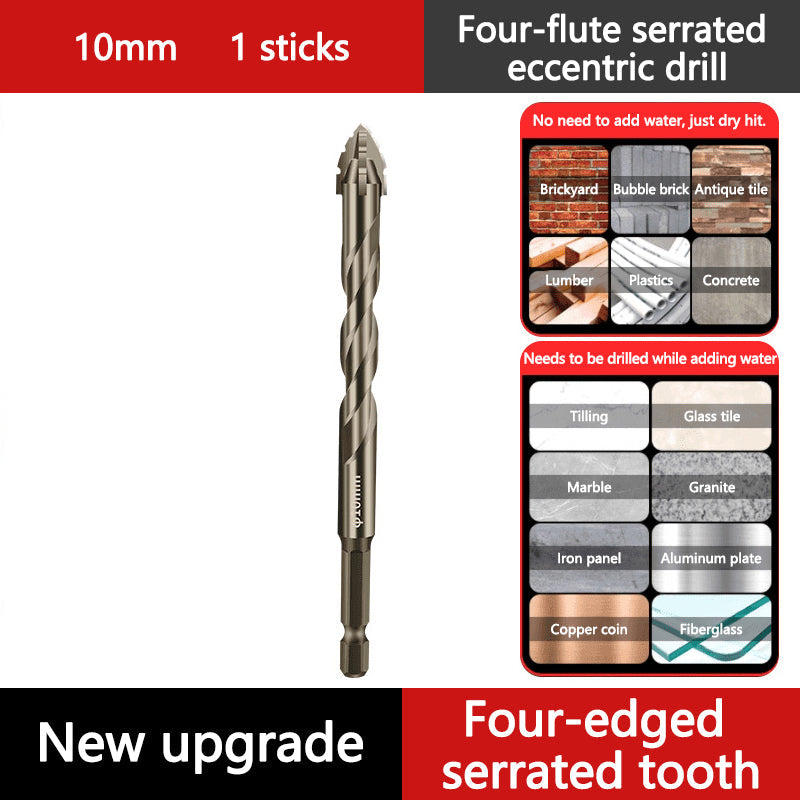 📏 OFFERTA FLASH -50% 🔧 Punta HSS a Quattro Lobi — Foratura e Filettatura Multimateriale, Codolo Esagonale