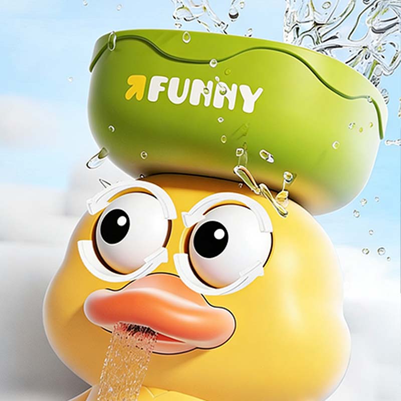 🦆Cute Waterfall Duck Bath Toy, make toddlers love bathing 🛁
