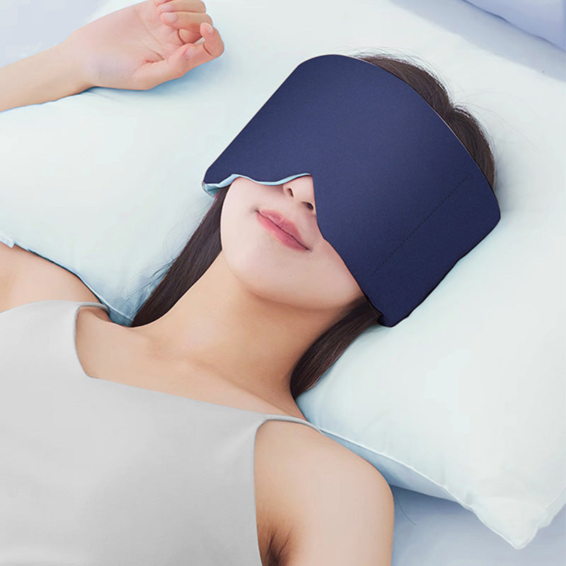 🥳2026 NUOVO ARRIVO🥳💥OLTRE 50K VENDUTI! 😴Mascherina ponderata double-face per dormire, adatta a tutte le stagioni, blocca la luce per un sonno tranquillo ✨