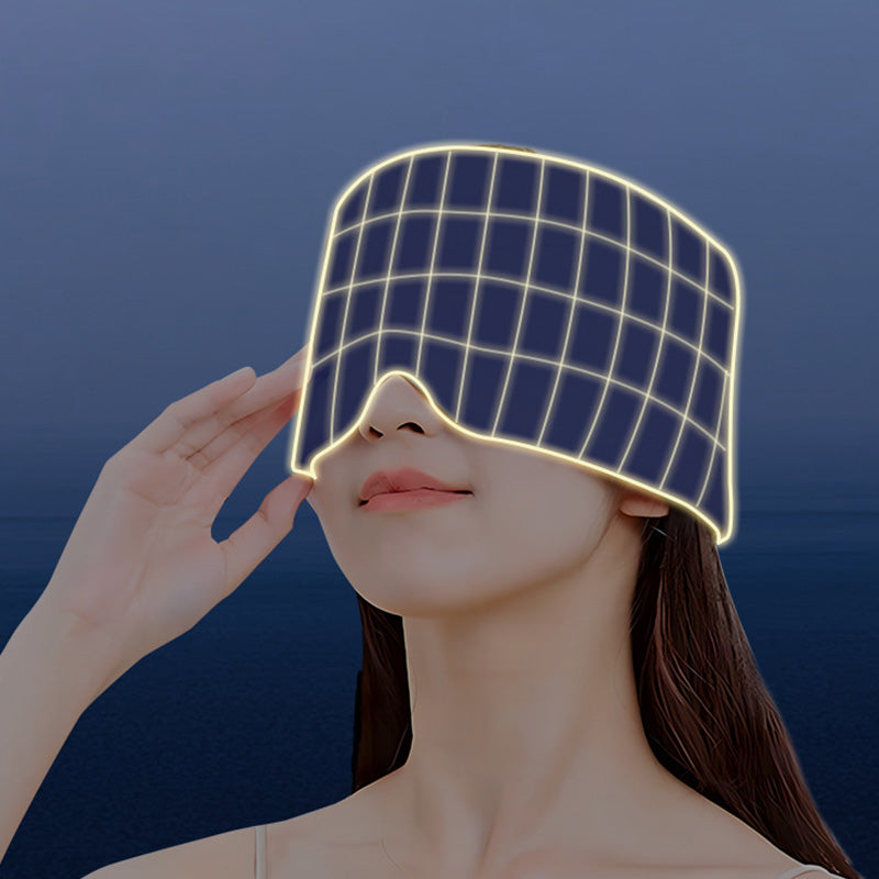 🥳2026 NUOVO ARRIVO🥳💥OLTRE 50K VENDUTI! 😴Mascherina ponderata double-face per dormire, adatta a tutte le stagioni, blocca la luce per un sonno tranquillo ✨