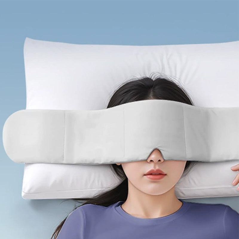 🥳2026 NUOVO ARRIVO🥳💥OLTRE 50K VENDUTI! 😴Mascherina ponderata double-face per dormire, adatta a tutte le stagioni, blocca la luce per un sonno tranquillo ✨