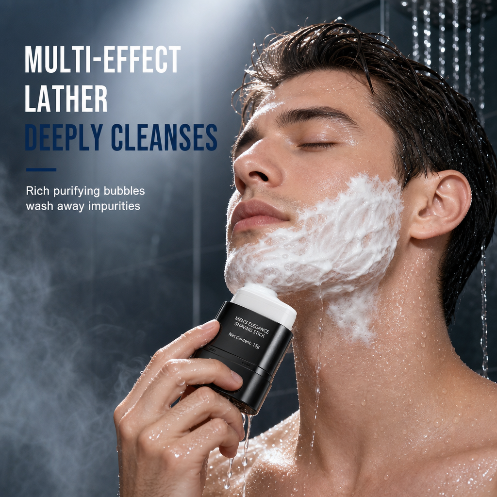 🔥 SCONTO DEL 50%! ✨Stick 3 in 1 per la rasatura e la cura della pelle da uomo