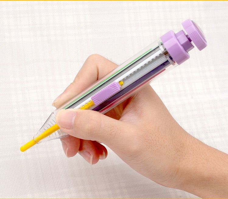 🌈🎨 Pastelli a pressione a 8 colori, privi di sostanze chimiche, ideali per i bambini per disegnare e scrivere