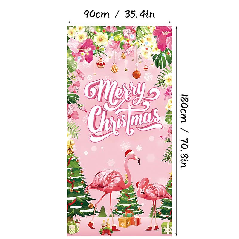 🎄 Tenda Copriporta Natalizia – Decorazione Istantanea per le Feste, 90×180 cm