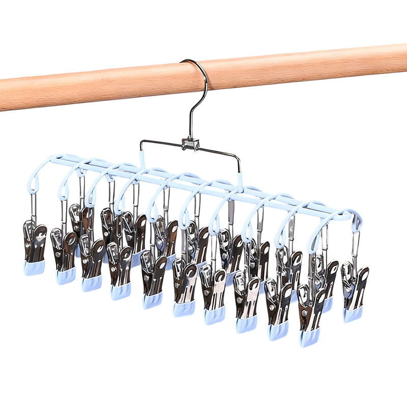 Stendibiancheria in acciaio inox con 20 mollette