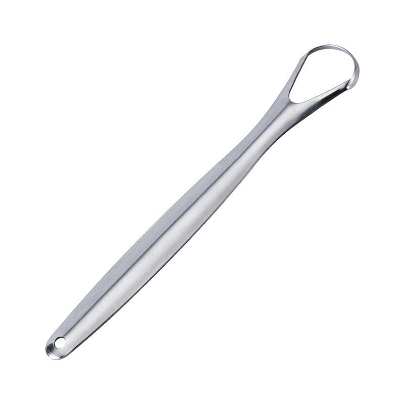 😮‍💨Alito cattivo? Raschietto per lingua in acciaio inox, igiene orale profonda in pochi secondi ✨