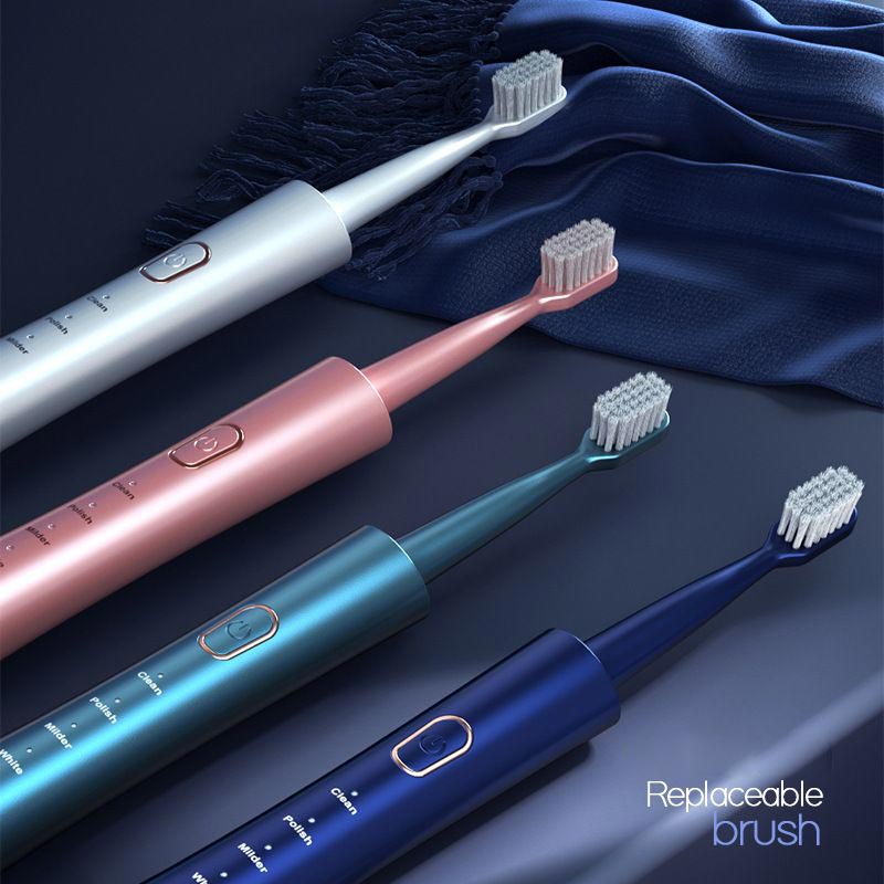 🦷Spazzolino elettrico intelligente! 31000 movimenti/min, pulizia profonda. Compra 1, 6 testine in regalo!