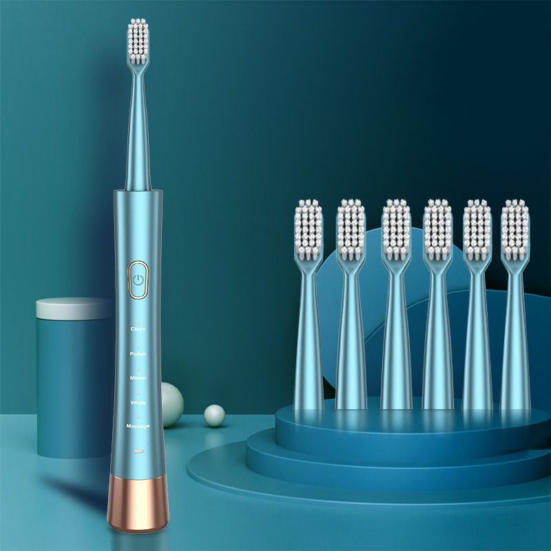 🦷Spazzolino elettrico intelligente! 31000 movimenti/min, pulizia profonda. Compra 1, 6 testine in regalo!