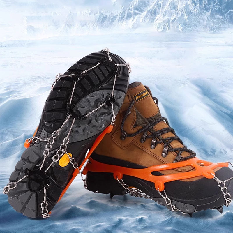 ⏳Time-Limited Special⏰ Outdoor Anti-Slip Crampons – Stainless Steel Spikes, Quick-On, Multi-Sport ✨