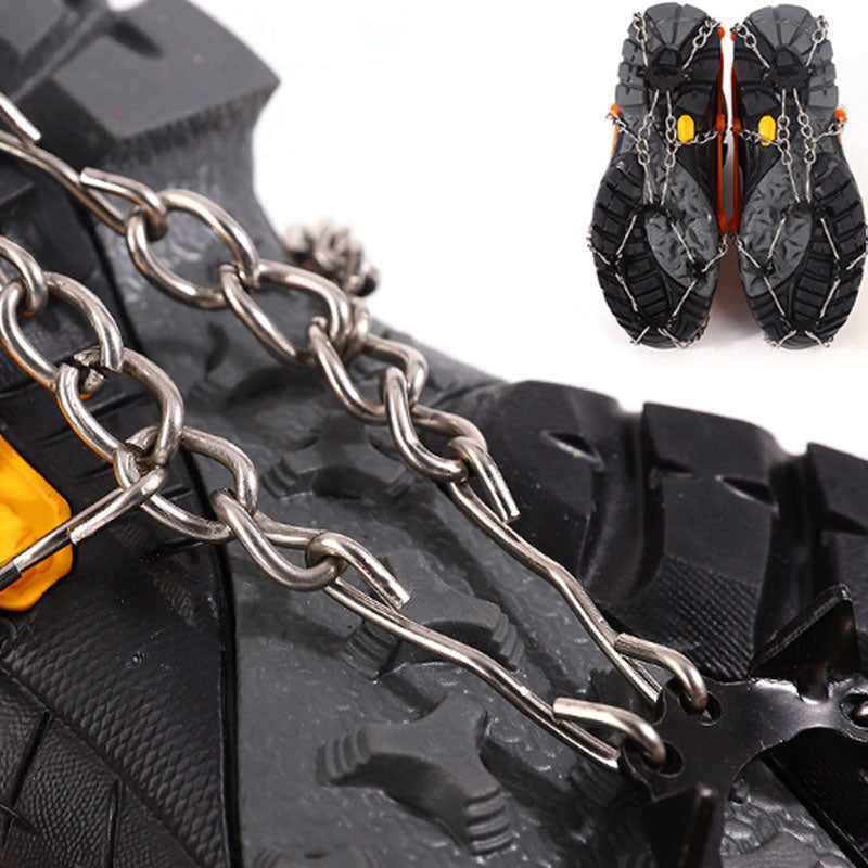 ⏳Time-Limited Special⏰ Outdoor Anti-Slip Crampons – Stainless Steel Spikes, Quick-On, Multi-Sport ✨