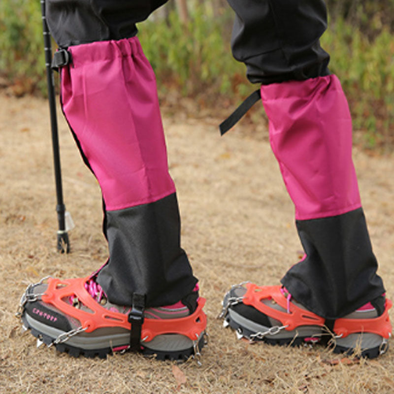 ⏳Time-Limited Special⏰ Outdoor Anti-Slip Crampons – Stainless Steel Spikes, Quick-On, Multi-Sport ✨