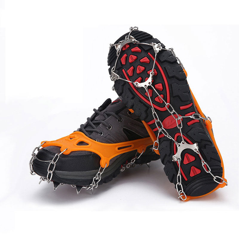 ⏳Time-Limited Special⏰ Outdoor Anti-Slip Crampons – Stainless Steel Spikes, Quick-On, Multi-Sport ✨