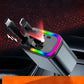 🥳2026 BESTSELLER🚗 Caricabatterie da auto retrattile 4-in-1. Cavi retrattili integrati, ricarica rapida, compatibile con diversi dispositivi. Compatto, non ingombra, perfetto per ricaricare telefoni in viaggio in auto.